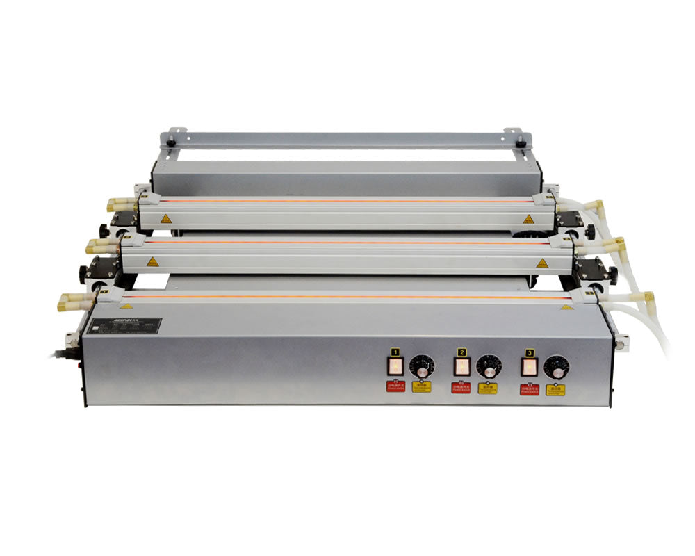 Three heatings could work at same time,improves the working speed