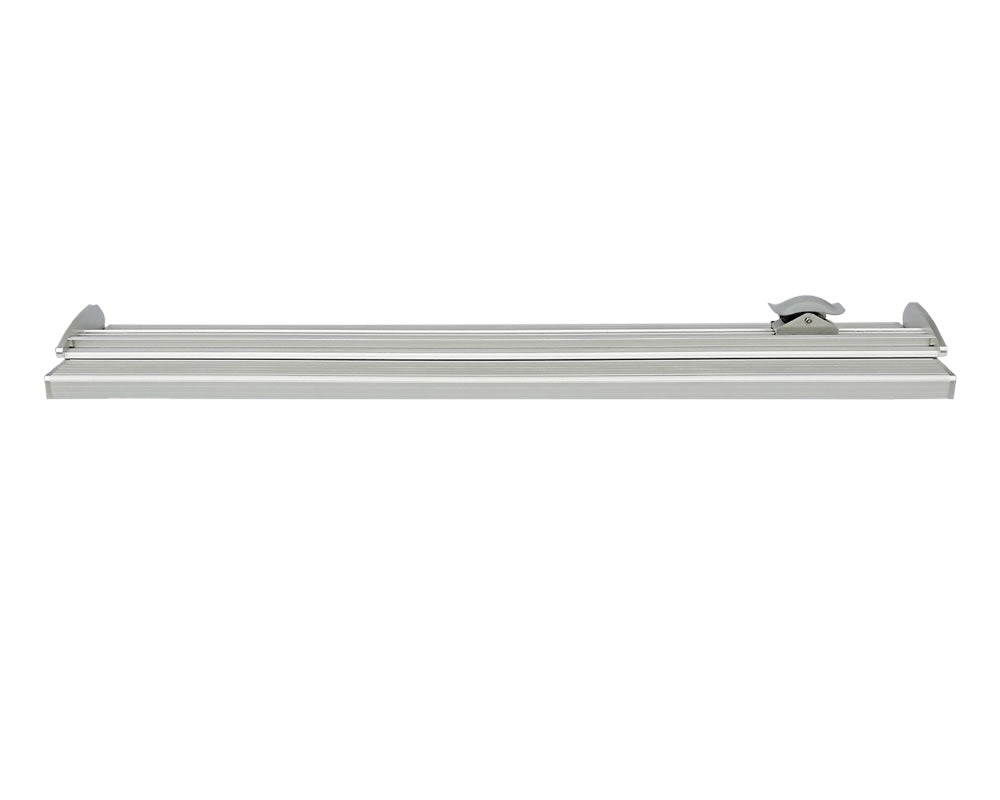 Straight track,it is easier to cut acrylic sheets by hand