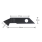 Straight track,it is easier to cut acrylic sheets by hand