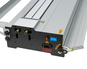 Angle adjustment mechanism on ABM720 plastic sheet bending machine for precise acrylic forming