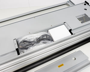 ABM720 acrylic bending machine in a professional sign-making workshop for display fabrication